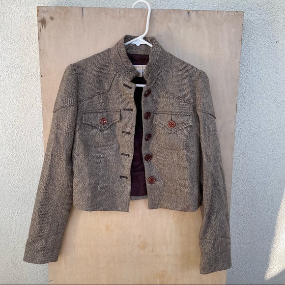 Michael Kors Metallic short button front jacket - Picture 8 of 8